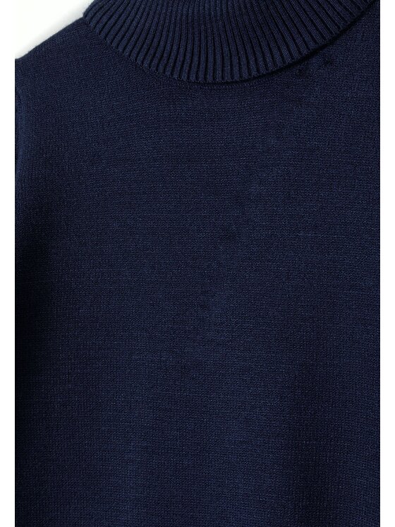 minoti minoti Sweter 26KNIT67 Granatowy Regular Fit
