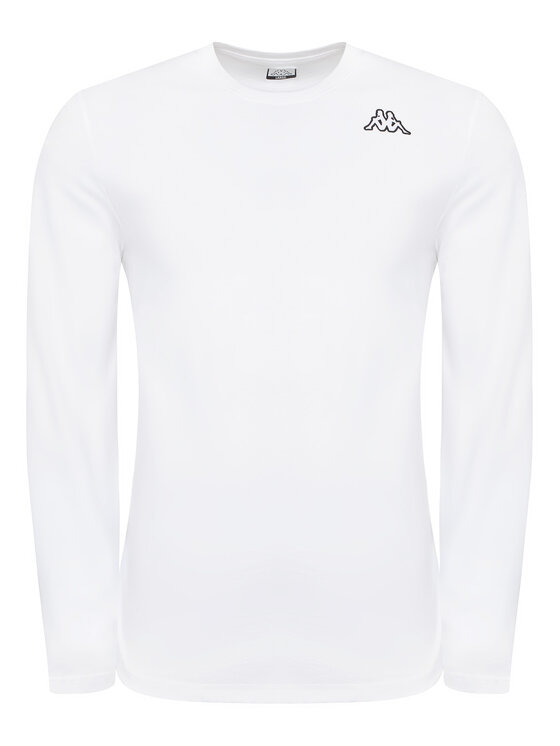 Kappa Kappa Komplet longsleeve Logo Saro 37216LW Biały Regular Fit