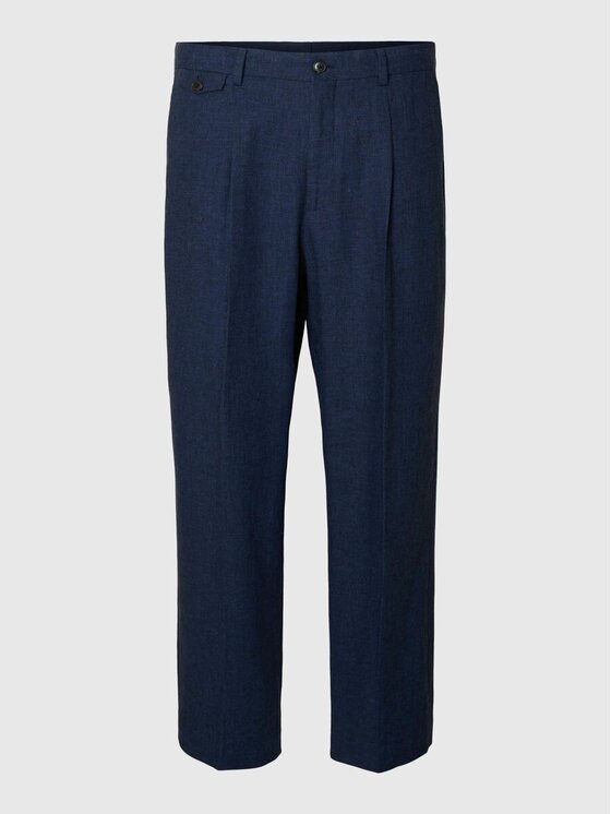 Selected Selected Pantaloni palazzo 16099041_outerspace Blu Regular Fit