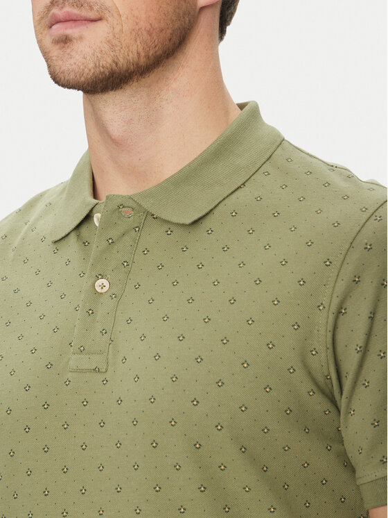Blend Blend Polo 20718261 Zielony Regular Fit