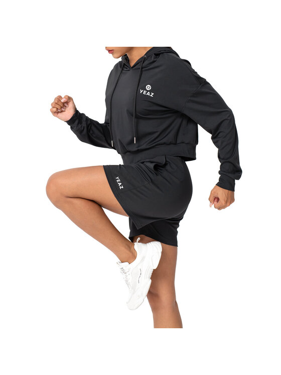 Yeaz Yeaz Szorty materiałowe MOOD Stoffshorts Czarny Regular Fit