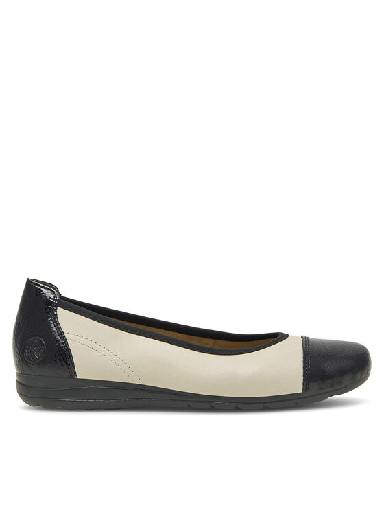 Rieker Ballerines L9351 80 Ecru Modivo