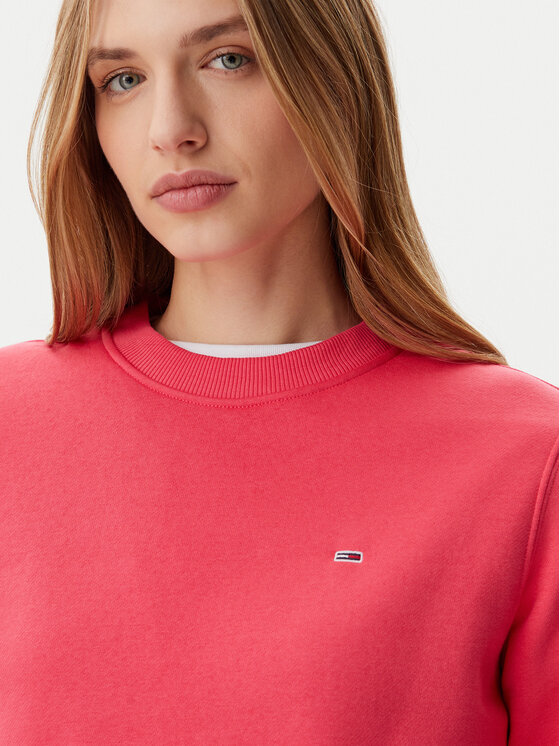 Tommy Jeans Tommy Jeans Jopa Flag DW0DW19959 Roza Regular Fit