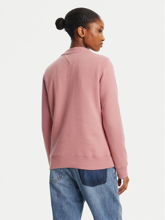 Tommy Jeans Tommy Jeans Felpa Flag DW0DW19959 Rosa Regular Fit