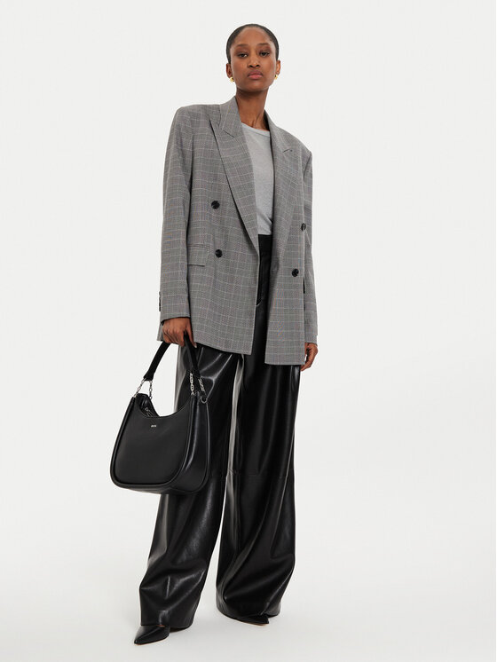 BOSS Boss Sakko Juseka 50523277 Grau Relaxed Fit