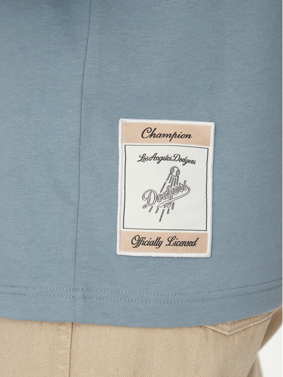 Champion Champion T-Shirt 221037 Niebieski Standard Fit
