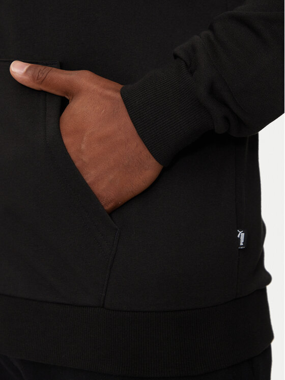 Puma Puma Суитшърт Ess Logo 586704 Черен Regular Fit