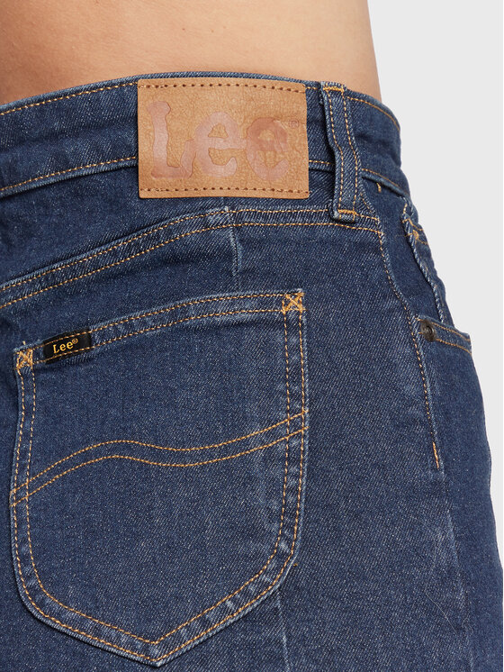Lee Lee Spódnica jeansowa That's Right L38WBEKK 112322433 Niebieski Regular Fit