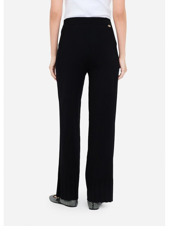 Liu Jo Liu Jo Spodnie materiałowe TF5207MS63L22222 Czarny Regular Fit