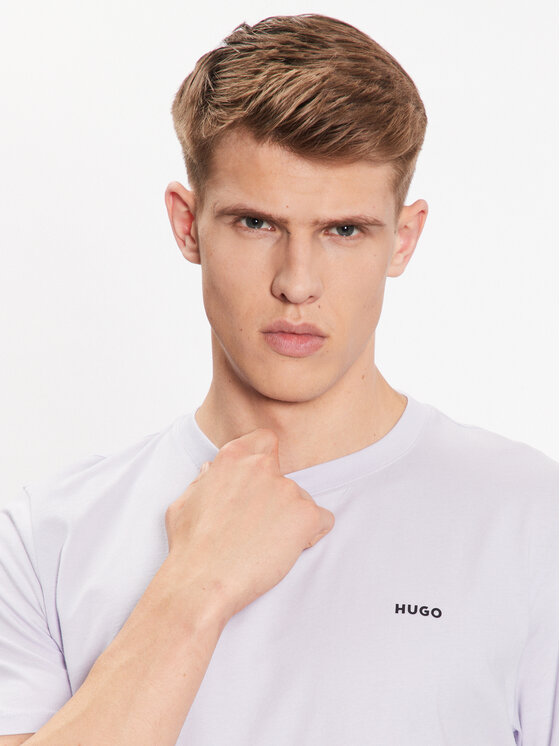 HUGO Hugo T-Shirt Dero222 50466158 Violett Regular Fit