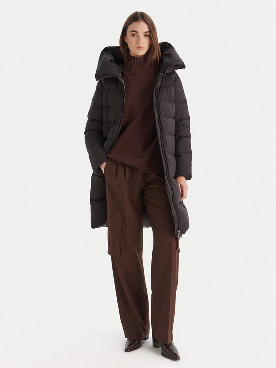 Hetregó Hetregó Pūkinė striukė Lena 8P697 25WD08 Juoda Regular Fit