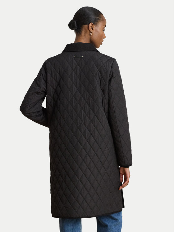 LAUREN RALPH LAUREN LAUREN RALPH LAUREN Преходно яке Crested 3/4 Quilt 297P18059001 Черен Regular Fit