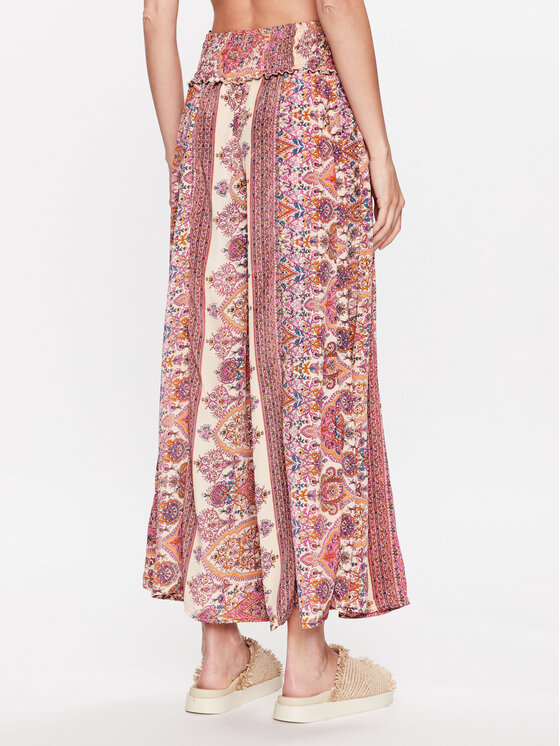 Pantaloni di tessuto IC23 136 Multicolore Relaxed