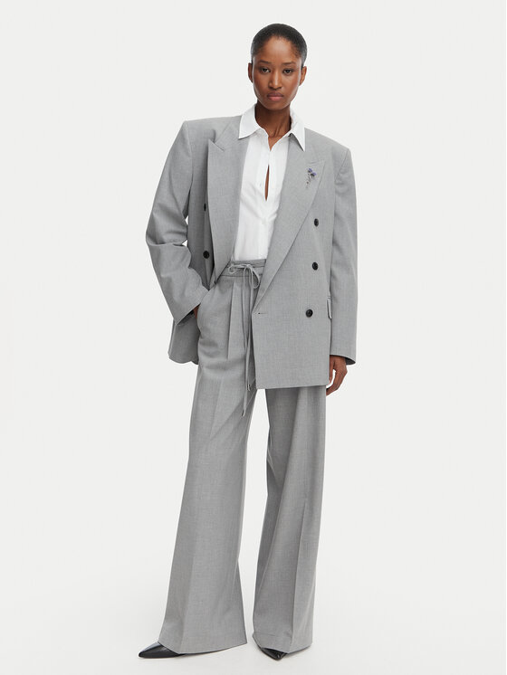 HUGO HUGO Giacca da abito Antegi 50554018 Grigio Relaxed Fit