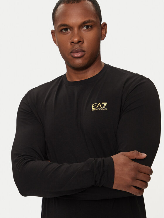 EA7 Emporio Armani EA7 Emporio Armani Longsleeve 8NPT28 PJVQZ 0208 Czarny Regular Fit