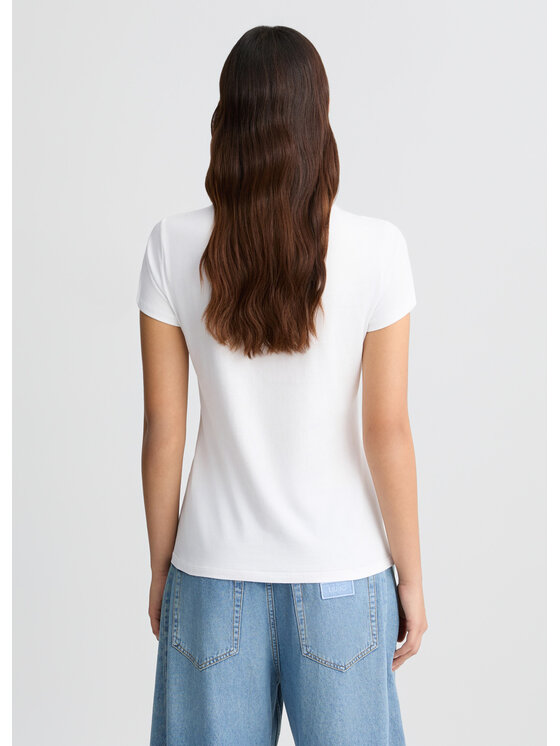 Liu Jo Liu Jo T-Shirt WA5239JS923M9567 Biały Regular Fit