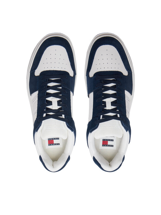 Tommy Jeans Tommy Jeans Sneakersy The Brooklyn Suede EM0EM01371 Tmavomodrá