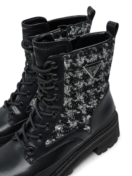 Guess Guess Schnürstiefeletten Badany FLFBDN ELE10 Schwarz