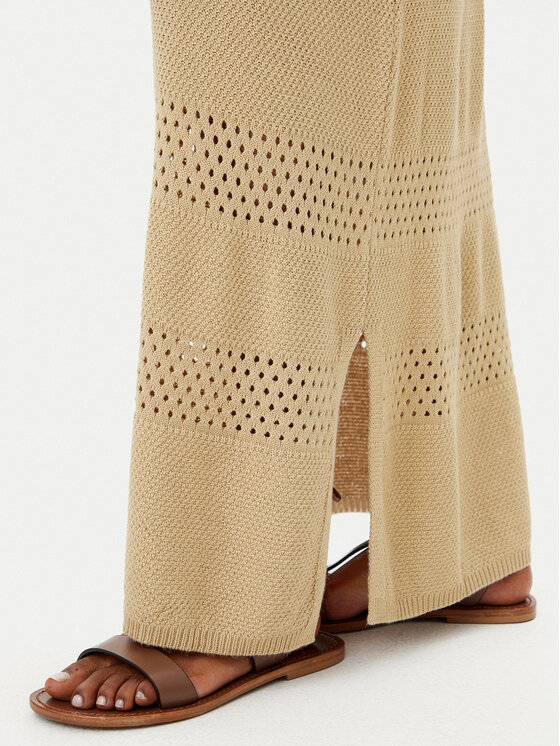 Selmark Selmark Φόρεμα καλοκαιρινό BC199 Μπεζ Slim Fit