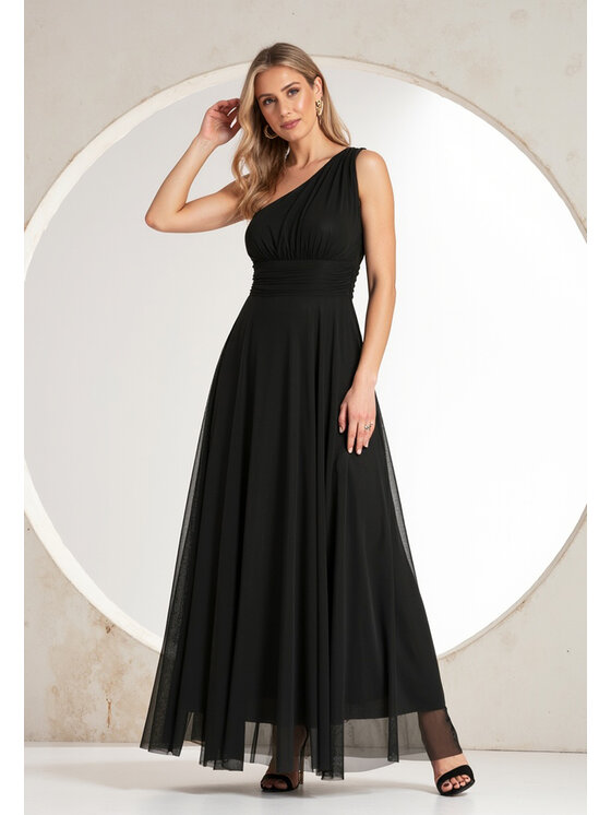 FIGL FIGL Abito da sera M1172 Nero Flared Fit