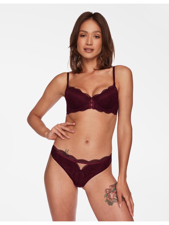 Esotiq Esotiq Biustonosz push-up 40182 Fioletowy