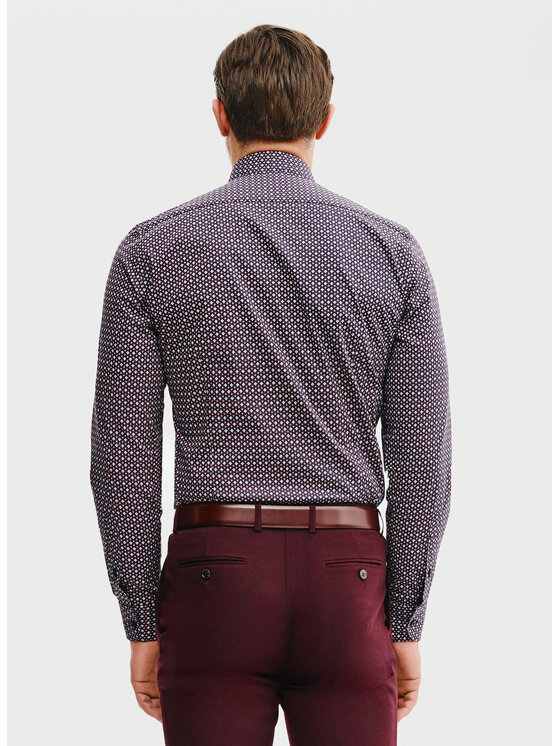 Pako Lorente Pako Lorente Koszula P25SF-1X-041 Granatowy Slim Fit