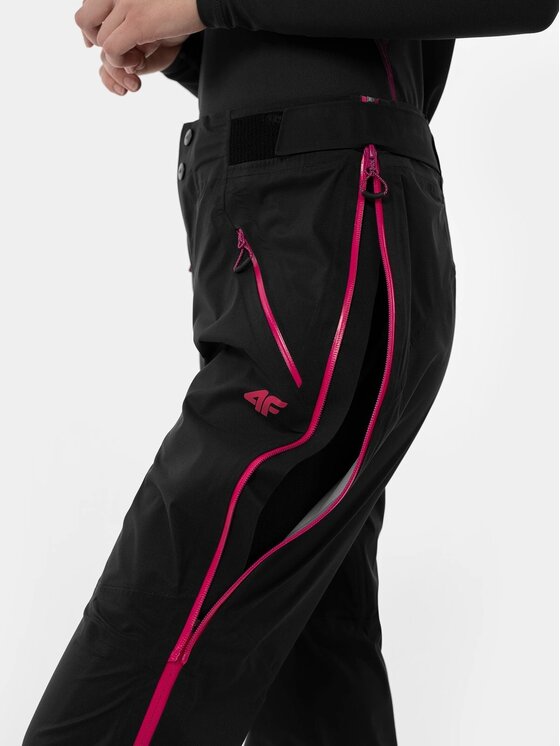 4F 4F Pantaloni da sci H4Z22SPDN005-22S Nero Regular Fit