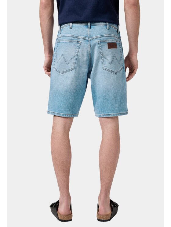 Wrangler Wrangler Szorty jeansowe TEXAS SHORTS Niebieski Straight Fit