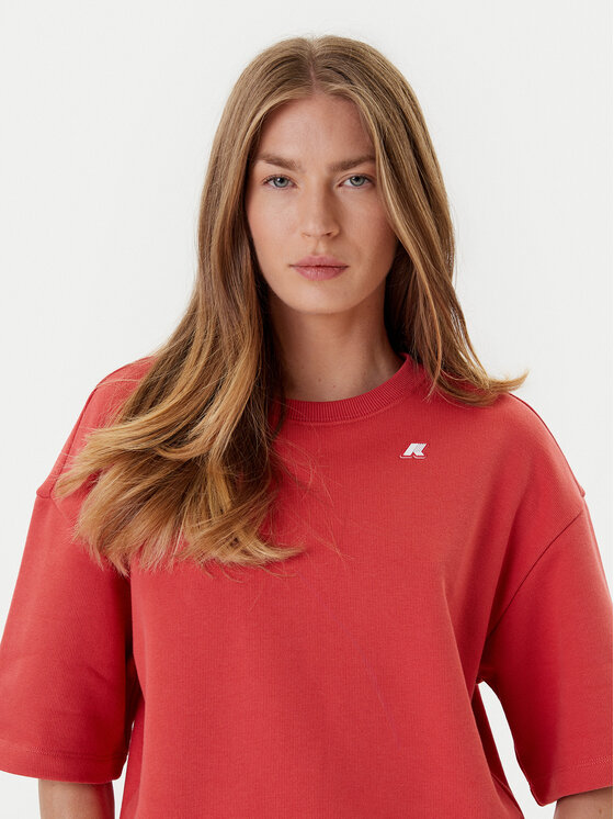 K-Way K-Way Sweatshirt Gwen K7127ZW Rot Comfort Fit