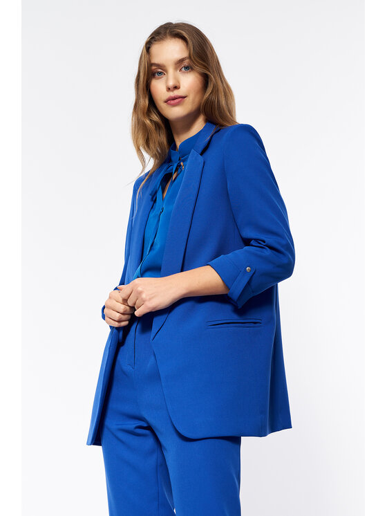 NIFE NIFE Marynarka Żakiet Niebieski Classic Fit
