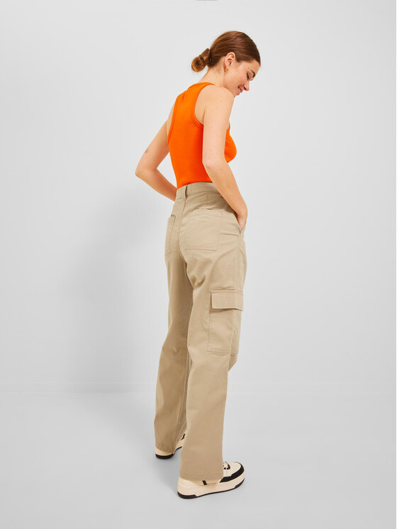 JJXX JJXX Riidest püksid 12236946 Beež Regular Fit