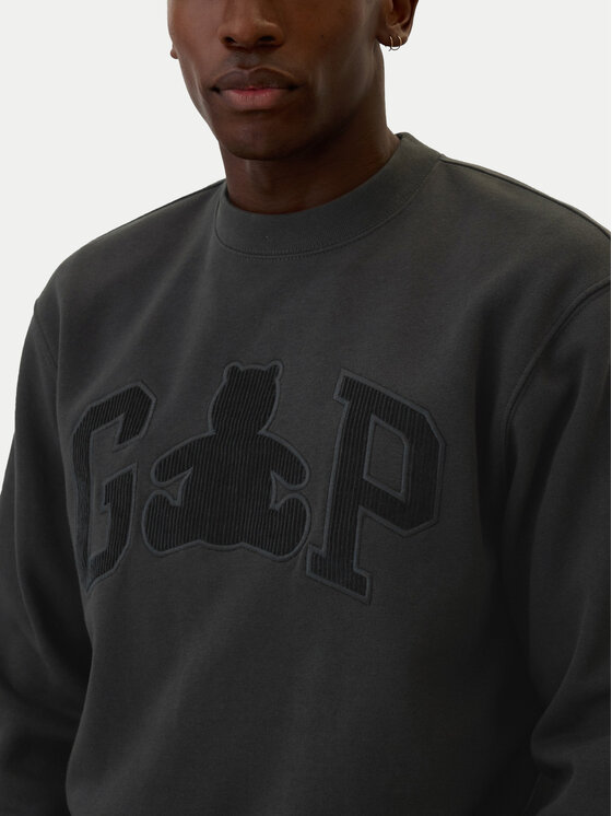 Gap Gap Μπλούζα 526908-00 Μαύρο Relaxed Fit