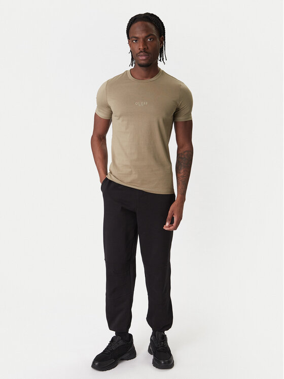 Guess Jeans Guess Jeans Majica M2YI72 I3Z14 Khaki Regular Fit