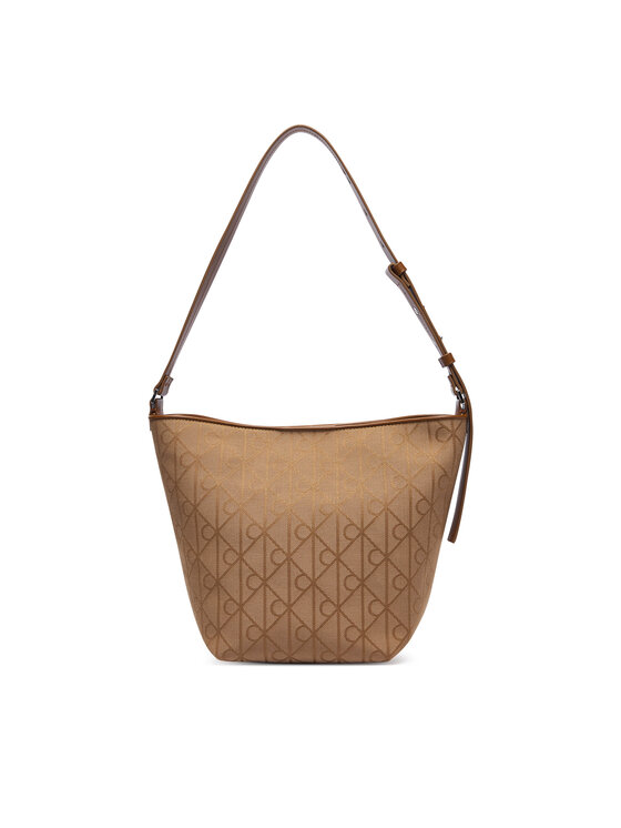 Calvin Klein Calvin Klein Rankinė Emblem Aop Jacquard Camera Bag LV04F3535G Ruda