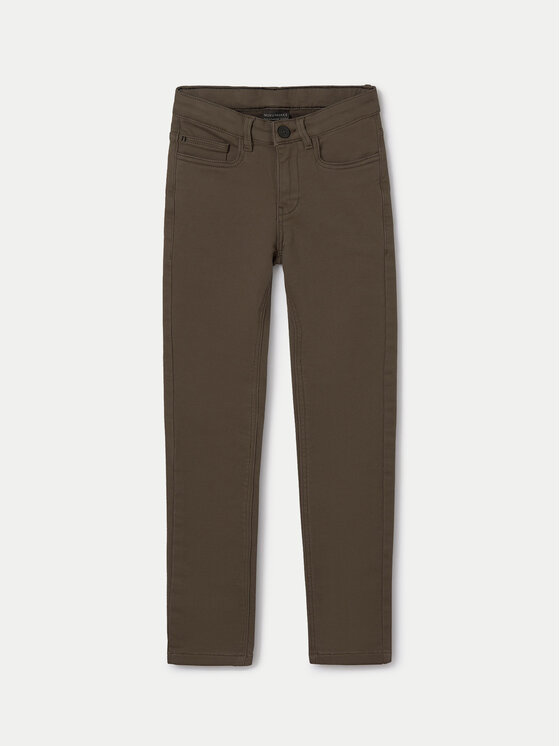 Mayoral Mayoral Pantaloni di tessuto 7531 Marrone Regular Fit