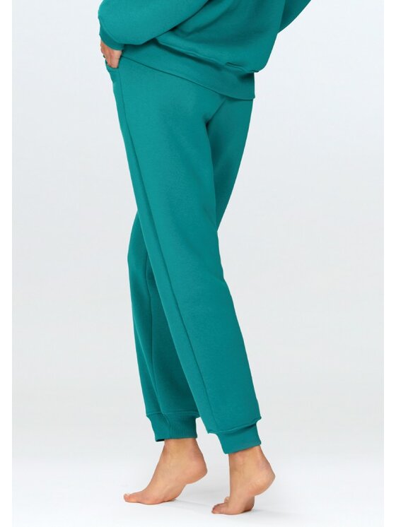 DKaren Sport DKaren Sport Spodnie dresowe Rehema Turkusowy Relaxed Fit