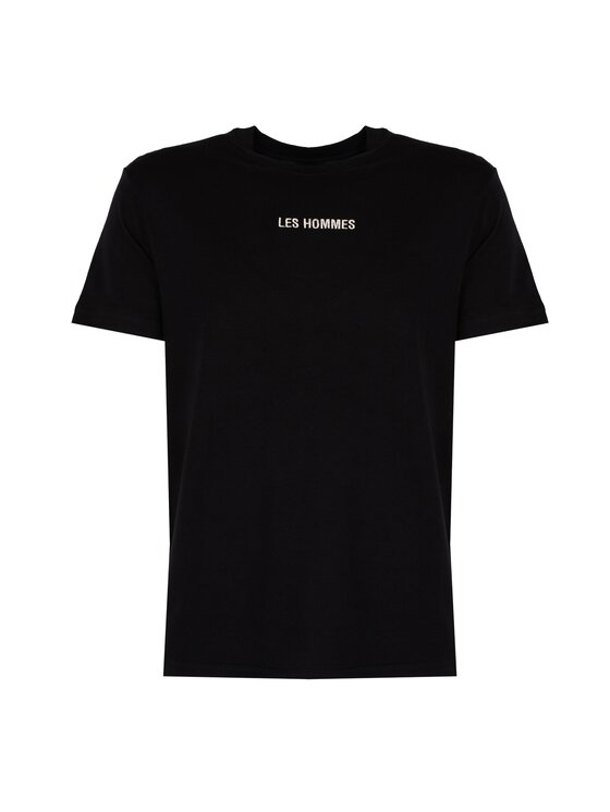 Les Hommes Les Hommes T-Shirt LBT1031700E Μαύρο Regular Fit