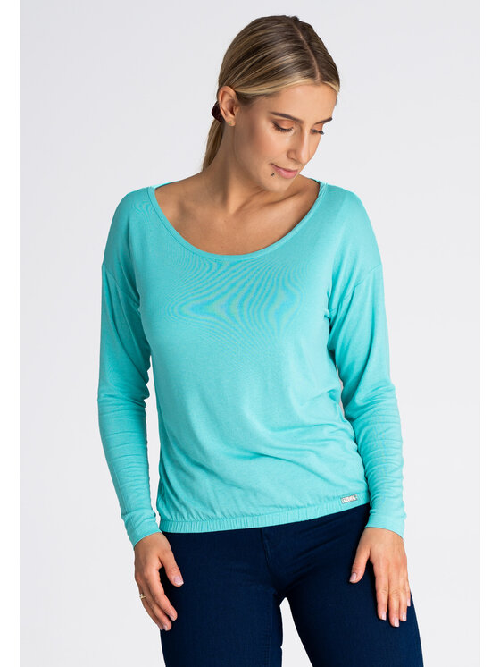 FIGL FIGL Blúzka M981 Zelená Regular Fit