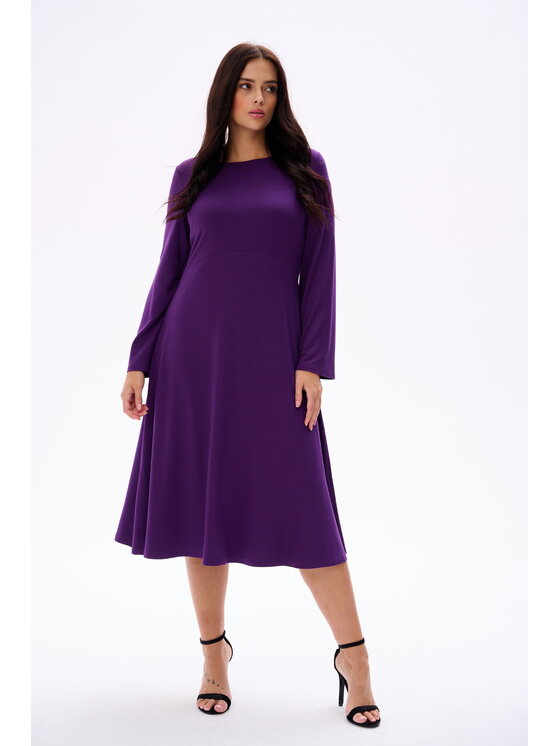 blue shadow blue shadow Sukienka codzienna Nana Fioletowy Regular Fit