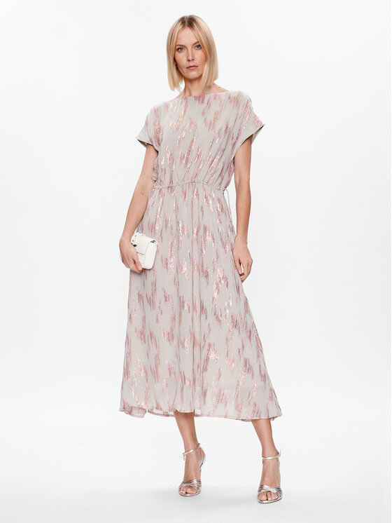 Bruuns Bazaar Bruuns Bazaar Coctailkleid Guz Lucca BBW3331 Grau Regular Fit