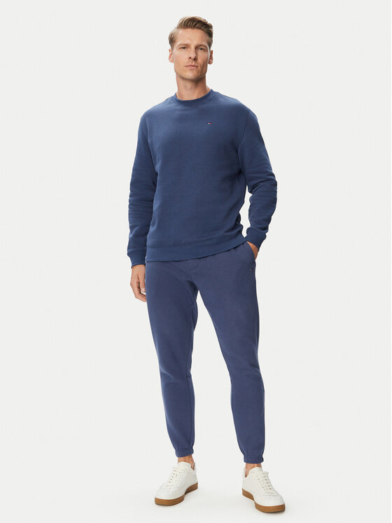 Tommy Jeans Tommy Jeans Jogginghose Flag DM0DM20473 Dunkelblau Slim Fit