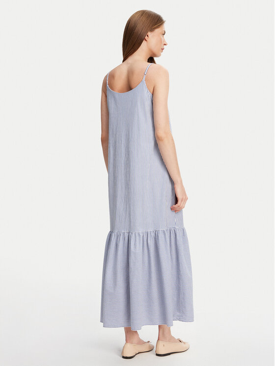 United Colors Of Benetton United Colors Of Benetton Rochie de vară 4SZRDV0B8 Albastru Relaxed Fit
