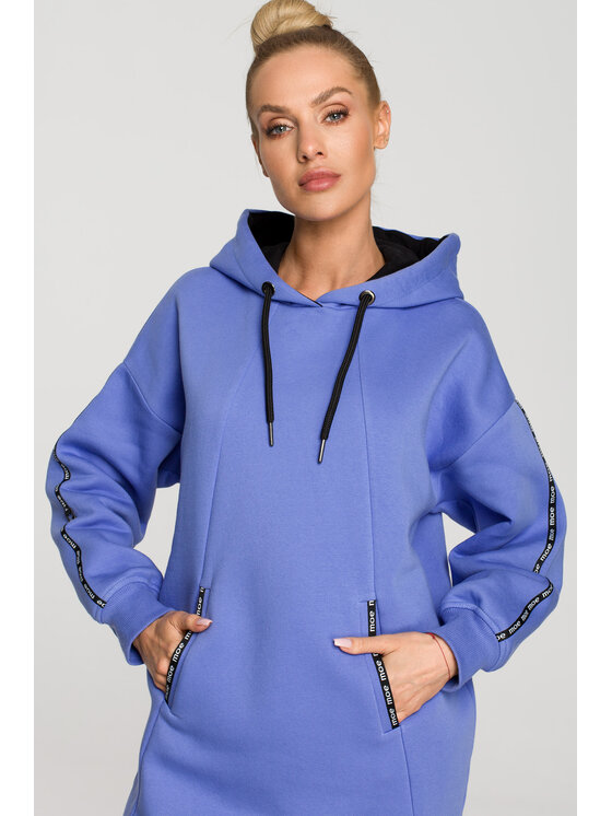 Made of Emotion Made of Emotion Bluza M696 Fioletowy Active Fit