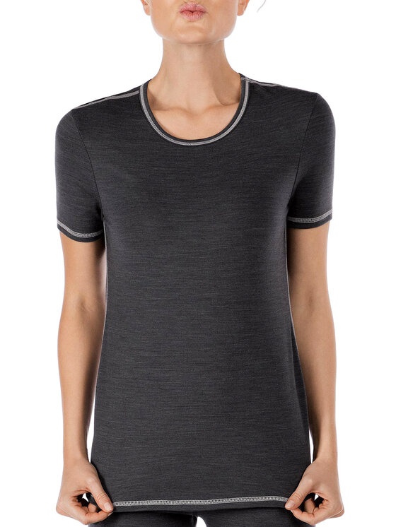 Skiny Skiny Tričko 082872 Sivá Slim Fit