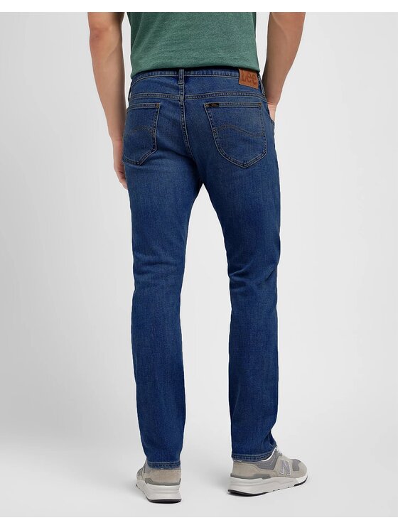 Lee Lee Jeansy RIDER Niebieski Slim Fit