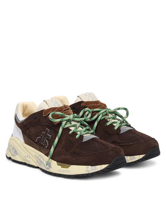 Premiata Premiata Sneakersy Mased Var 8596L Brązowy ciemny