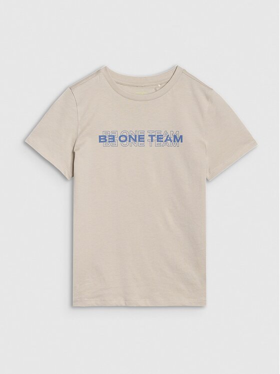 4F 4F T-Shirt 4FJWSS25TTSHM2186-12S Biały Regular Fit