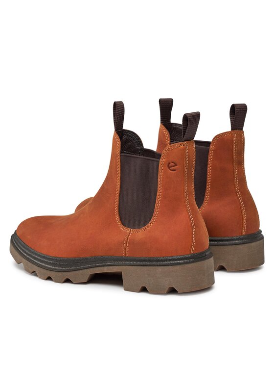 ECCO ECCO Kotníková obuv s elastickým prvkem 214704-02112_43 Hnědá
