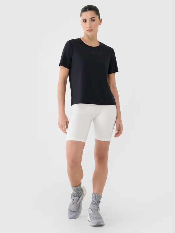 4F 4F Funkční tričko 4FWMM00TFTSF1829-20S Černá Overshirt Fit