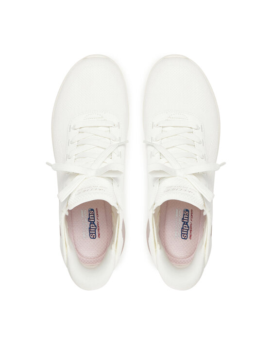 Skechers Skechers Sneakersy Bobs Arc Waves 2.0-Now It 117638/OFWT Biały